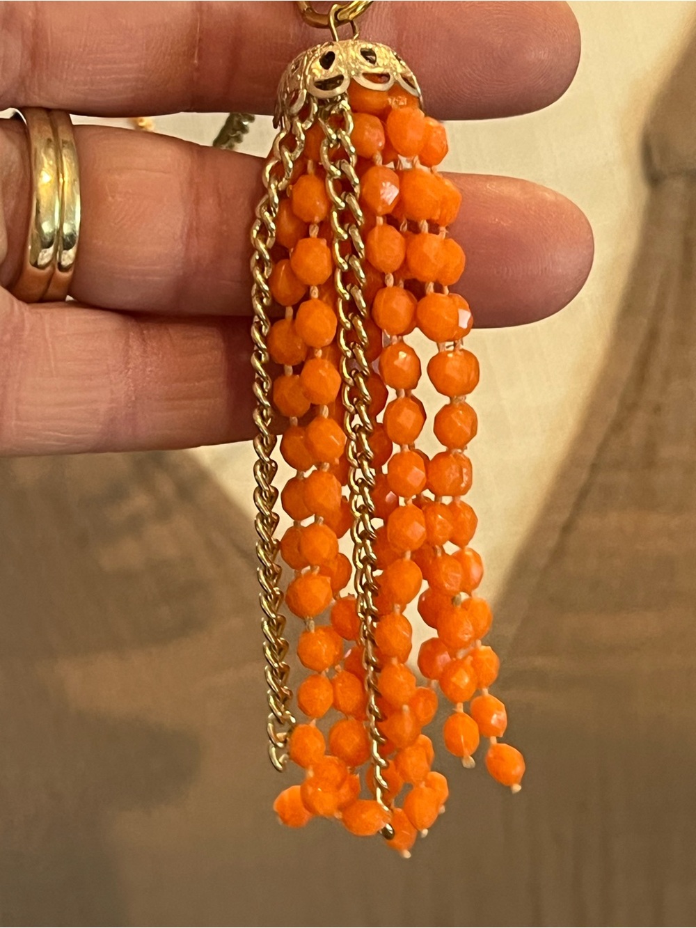 Vintage Beaded Necklace - Picture 3 of 4